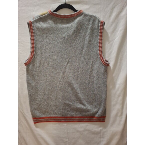 PARX Premium Lambswool Multicolor Men's Vest Size L - Picture 8 of 10